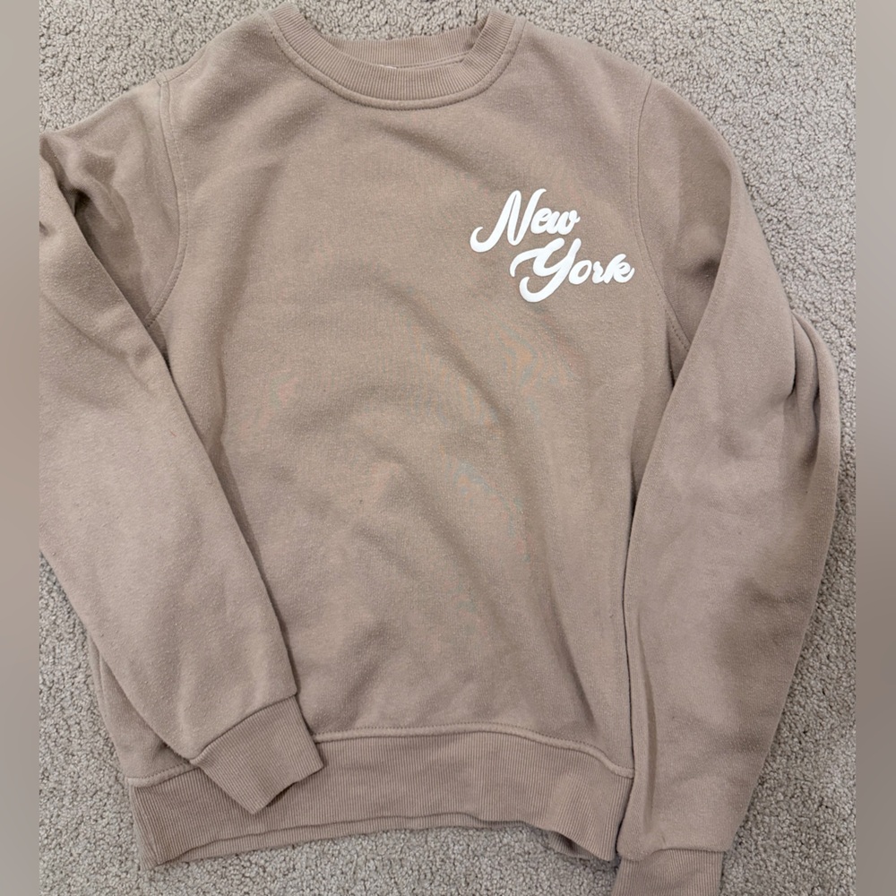 New York cropped Sweatshirt. Women’s size XS. Better Together brand
